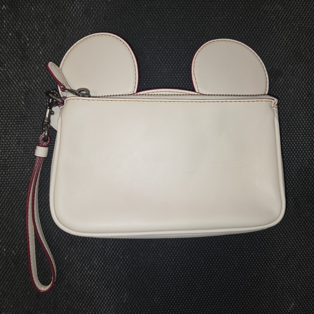 Coach Disney Off White Wristlet